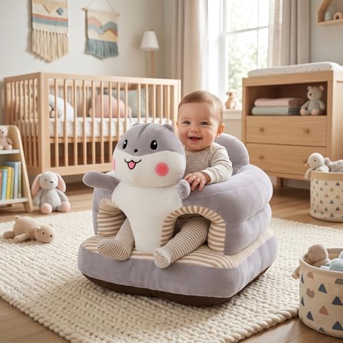 Siège de sol pour bébé stable évitant les chutes en arrière