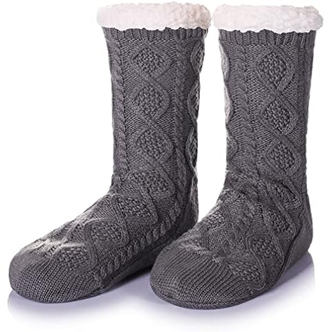 DoSmart Womens Fuzzy Slipper Socks Cover