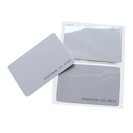 YARONGTECH Proximity RFID Card 125Khz Em4100 Read Only Id Smart Door Entry Access Control Plastic Card (Pack of 10)