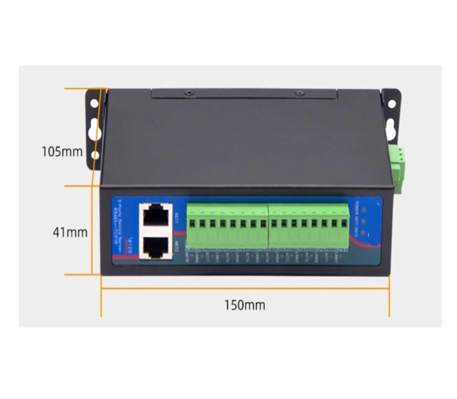 Convertisseur multi-série vers Ethernet RS485 à 8 canaux, ZLAN5812D