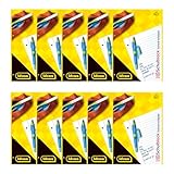 Idena 90387 - Block liniert A4, 10 Stück, Schulblock mit 50 Blatt und Doppelrand, 70g/m² Papier 4-fach gelocht und kopfgeleimt