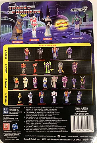 Super 7 Transformers Super7 Reaction Figure - Optimus Prime - Golden Lagoon(Re-Tranw01-Odg-03) #TOP2