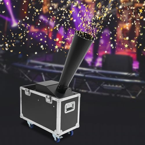 Máquina lanzadora de confeti Co2 con estuche de vuelo miniatura 2