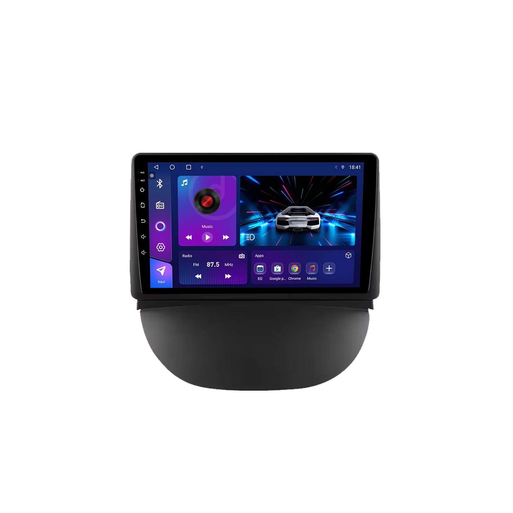 Generico Autoradio Android 15 2 DIN con Schermo Touchscreen da 9 Pollici per Renault Symbol 2003-2008 con Telecamera Posteriore/CarPlay/Bluetooth/FM/GPS/USB/Wi-Fi 4G/Comandi al Volante/Audio per Auto