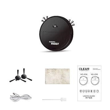 CLUB BOLLYWOOD Smart Robot Vacuum Cleaner Household Tools Dust Collection for Home Cleaning Black Home & Garden | Household Supplies & Cleaning | Vacuum Cleaners