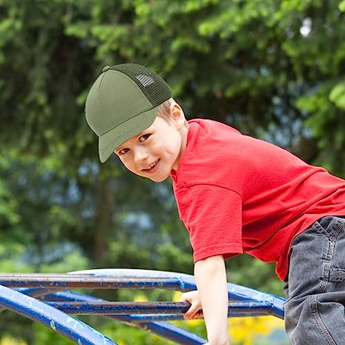 Kids Baseball Cap, Cute Cartoon Dinosaur Soft Cotton Breathable Mesh Adjustable Summer Sun Hat for Boys Girls, 0-1, 1-3, 2-5 Years Old2