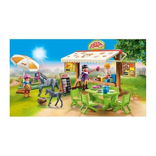 Figurine Café Du Poney Club Playmobil La Boîte Avec Accessoires Inclus - vue 6