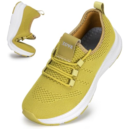 Image of ZOVE Wide Toe Box Shoes Women Extra Wide Width Sneakers Ultra Light Road Running Shoes Non-Slip Tennis Sneakers Breathable Walking Athletic