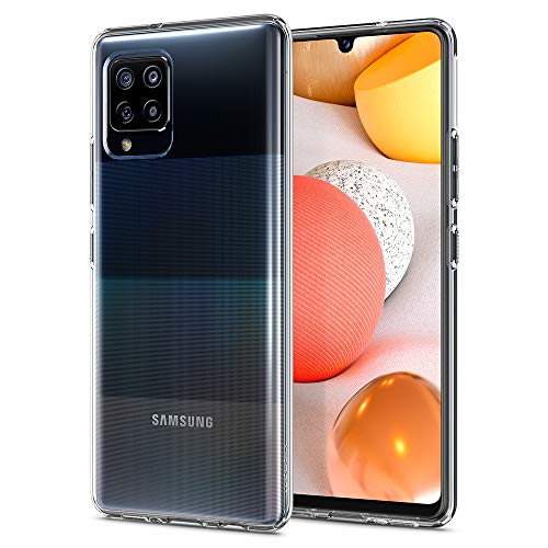 Spigen Liquid Crystal Back Cover Case Compatible with Samsung Galaxy M42 5G and A42 5G (TPU | Crystal Clear)