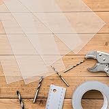 10Pcs Sandblast Cabinet Lens Cover 23x11'' Abrasive Window Blasting Cabinet Inner Lens Protector Clear Visibility Sand Blast Film High Definition Ideal for Media Blaster, Sand Blaster, Blast Cabinet