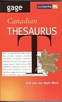Gage Canadian Thesaurus 0176124705 Book Cover