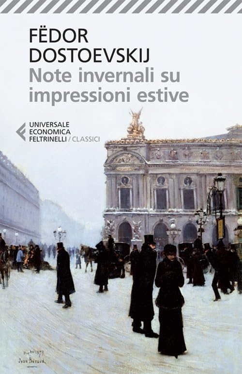 Copertina del libro Note d'inverno su impressioni d'estate di Fyodor Dostoevskij.