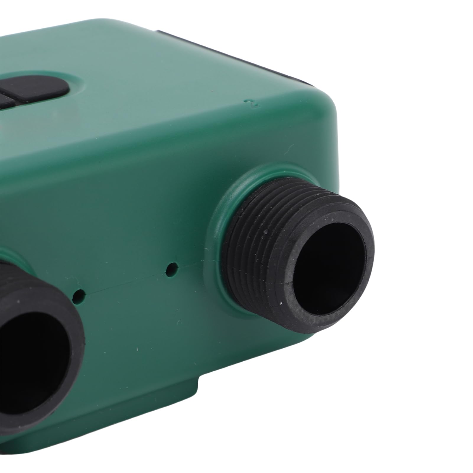 SEAFRONT Intelligente Timer per Irrigazione a Doppia Zona con 2 Uscite, Ingresso in Ottone Impermeabile IP55 per Irrigazione da Giardino con Display LCD e Blocco Bambini