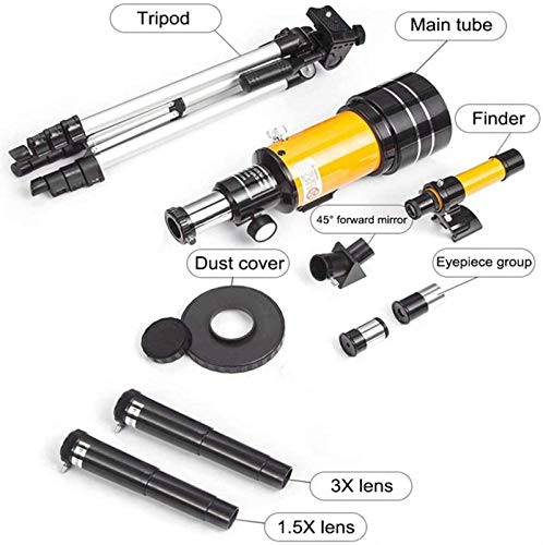 Telescopio Refractor Portátil para Adultos y Principiantes 70 mm miniatura 4