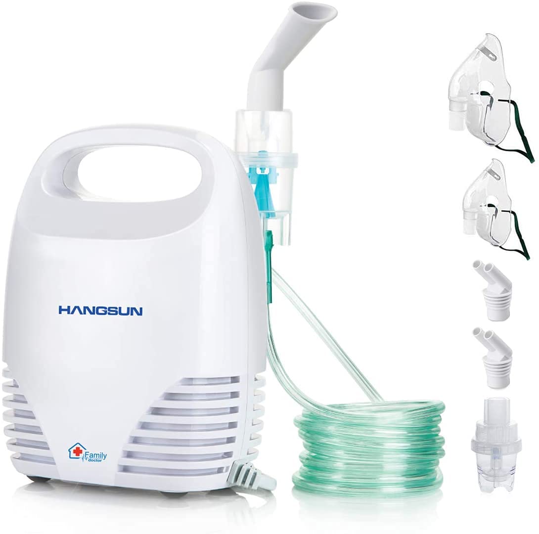 Hangsun Inhalador Nebulizador Electrico CN560 Nebulizador Bebe Adulto Para Inhalación De Medicamentos Líquidos (Blanco) en oferta en Amazon