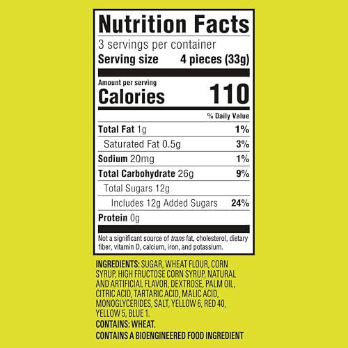 SOUR PATCH KIDS Soft & Chewy Candy Strips, Bulk Candy, 6-3.5 oz Bags - image 2