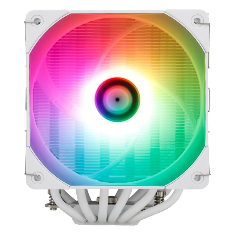 Image of Thermalright Peerless Assassin 120 White ARGB CPU Air Cooler, 6 Heatpipes, 5V ARGB Lighting, Dual ARGB Fans, 1550rpm±10%, for AM4 / AM5 /Intel lga1150 /1151 /1200 /2011 /1700 /1851