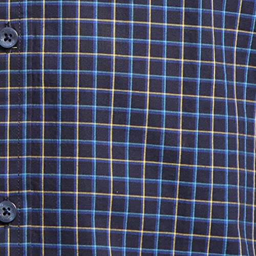 Image of Colorplus Men's Pure Cotton Checks Pattern Tailored Fit Spread Collar Full Sleeve Casual Shirt