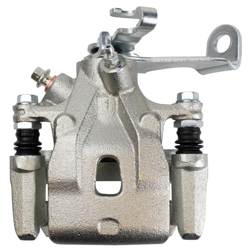 Image of TRQ Rear Brake Pad & Rotor Kit Ceramic Premium G-Coated Compatible with 2013-2015 Mazda CX-5