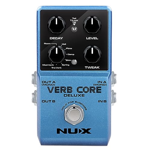 【即日発送】NUX VERB CORE リバーブ Amazon.co.jp: NU-X | Verb Core デラックスペダル 8種類のリバーブ