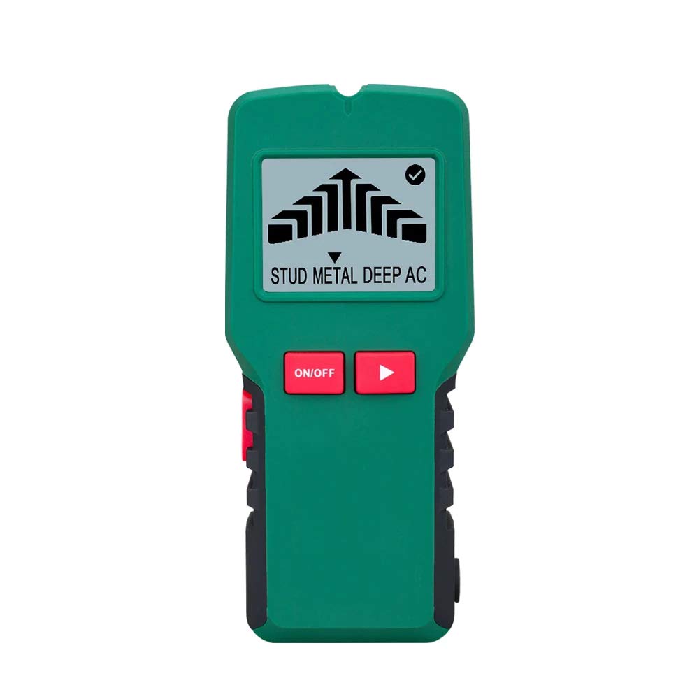 Buscador de vigas, detector de vigas 4 en 1, detector de vigas, detector de pared, búsqueda central del sensor con pantalla LCD para madera, alambre de CA, pernos de metal, detección de vigas de cabl