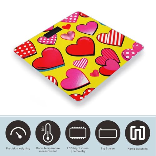 Báscula digital de baño precisa y estable BTCOWZRV miniatura 3