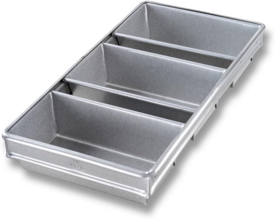 Aluminized Steel Glazed 3-Strap Loaf Pan Set