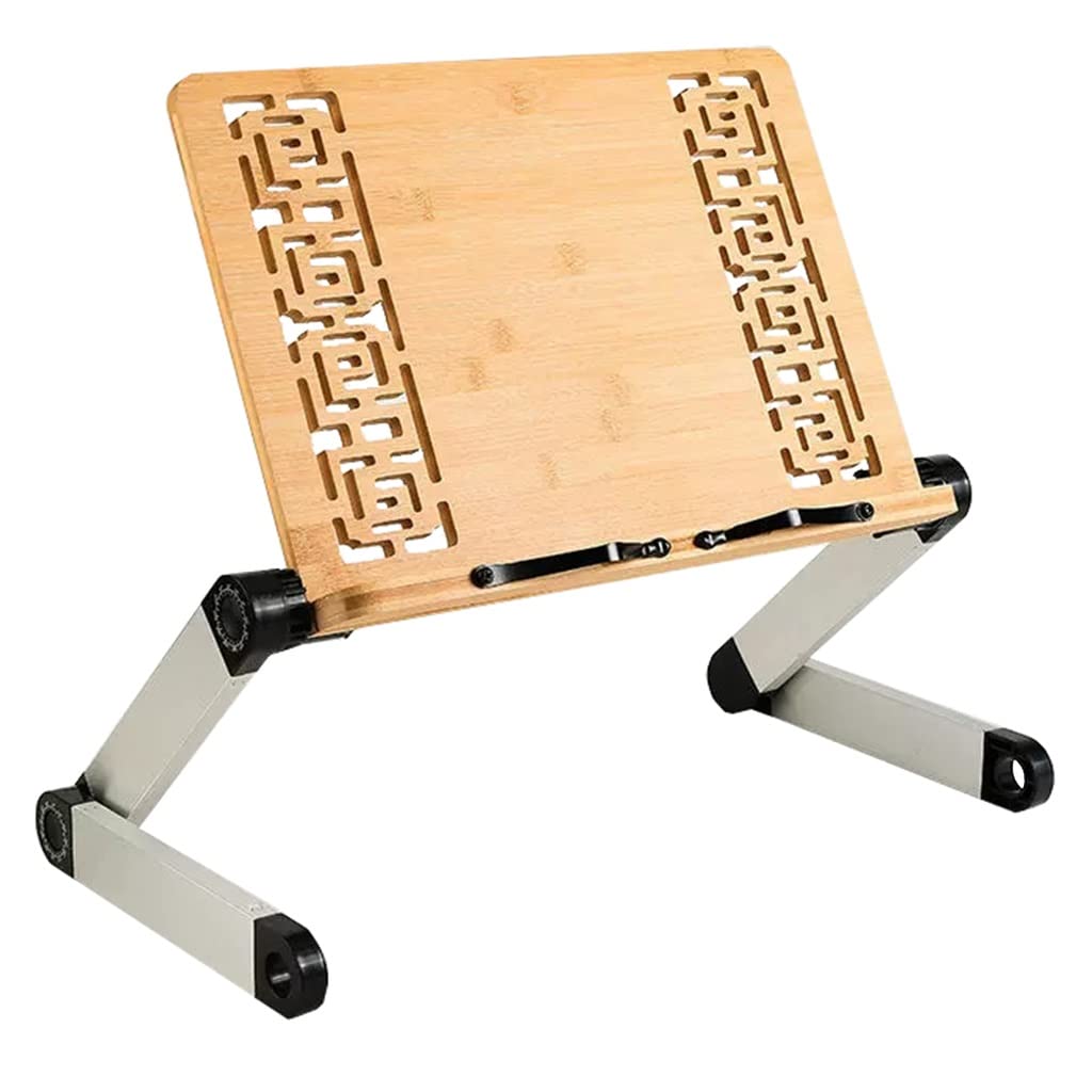 Soporte de suelo ajustable con sujetapapeles para una lectura manos libres