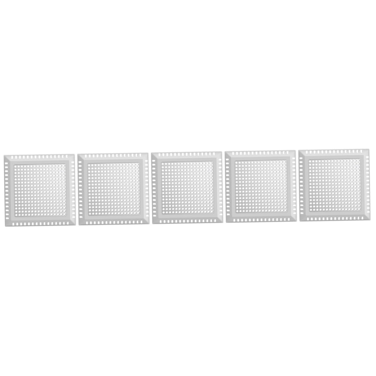 SHINEOFI 5 Stück Abflusssieb für Bad Haarfänger Stopper für Badezimmer und Waschküche Rostfrei und Leicht zu Reinigen Universeller Abflussfilter für Entwässerung