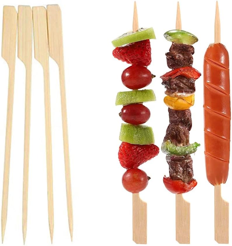 Perfect Stix Paddle Pick 6-200 6" Bamboo Paddle Pick Skewers (Pack of 200)