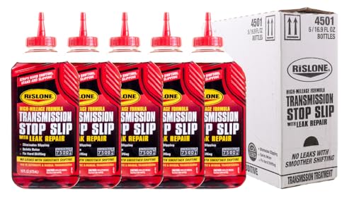 Image of Rislone High Mileage Transmission Stop Slip with Leak Repair, 16.9 oz, Pack of 5