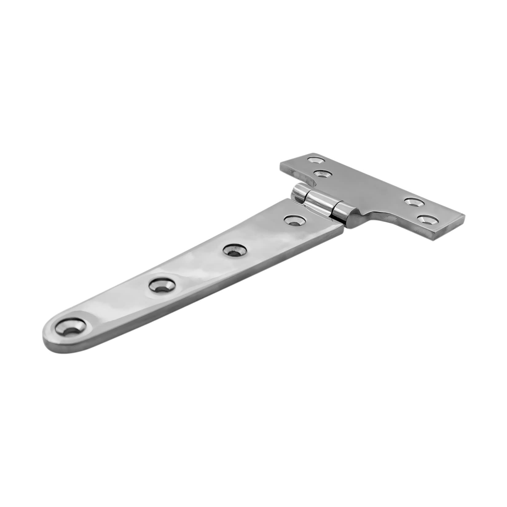 Stainless Steel 316 Marine Grade T Hinges - Heavy Duty 4in, 6in, 8in Cast Strap Hinges