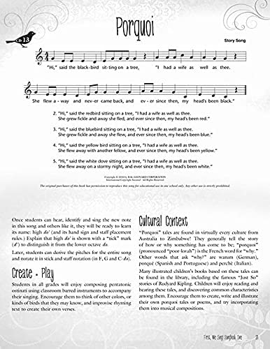 First, We Sing! Songbook One: Songs And Games For The Music Class (Set 1) #TOP7