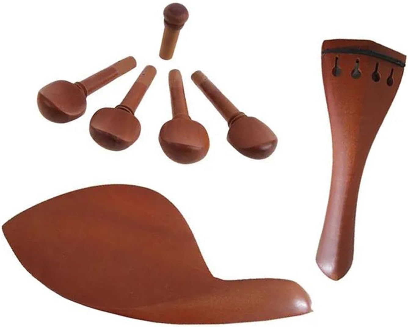 kit d'accessoires de Violon Bouton de Repos de Menton pour Violon perforé pèches Accessoires de ciebe Taille 4/4 3/4 1/2 1/4,45751