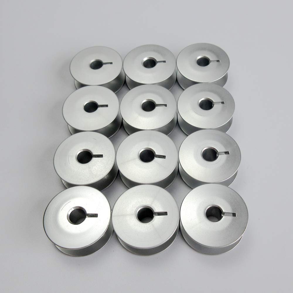 12 Pcs Aluminium Bobbins 0245-001660 for Durkopp Adler 767 768 867 868