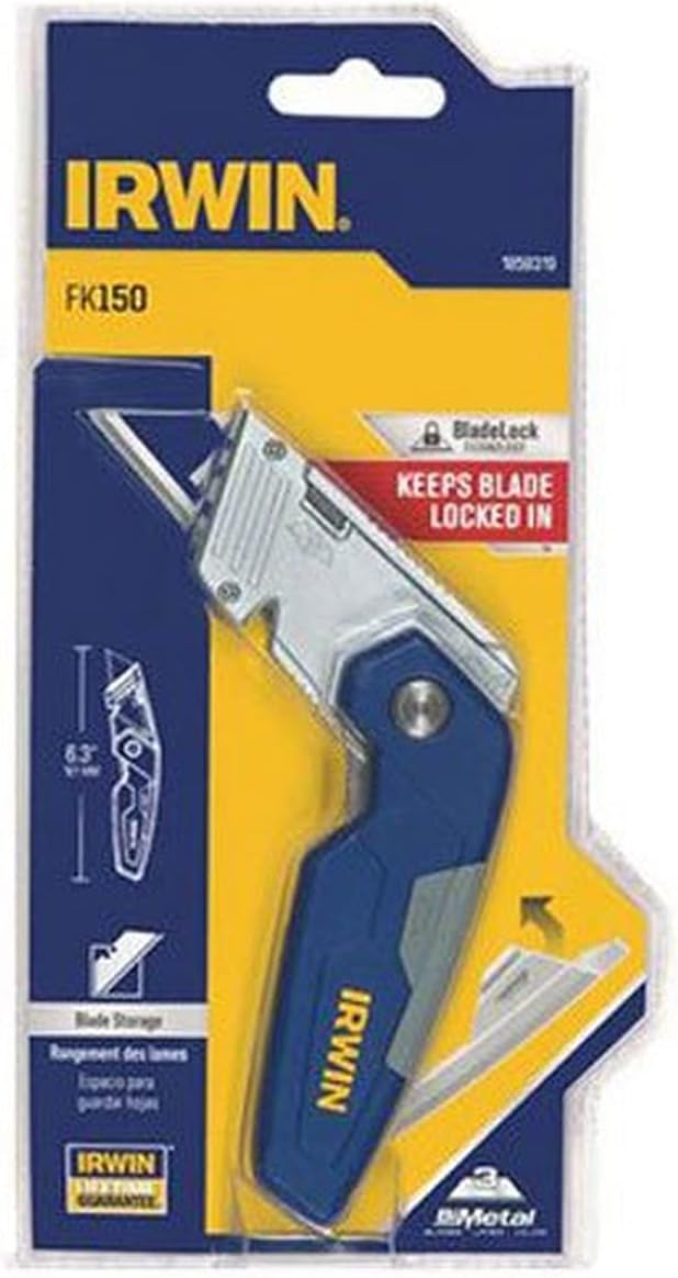 IRWIN Utility Knife, Folding with Blade Storage (1858319