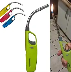 1 Acendedores de Fogão e Forno com Haste Flexível, Recarregável, Cores Sortidas