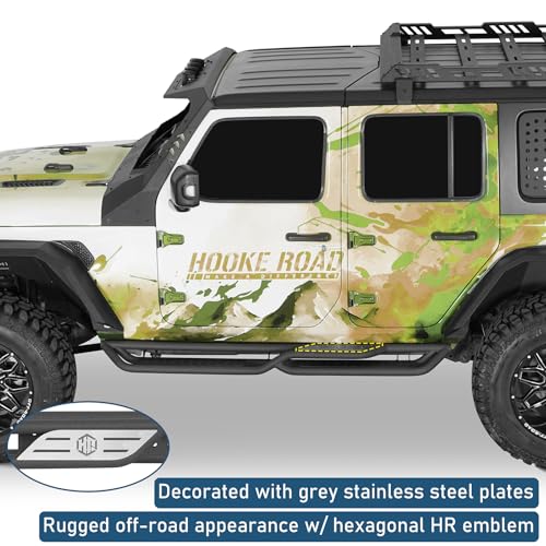 Estribos laterales para Jeep Wrangler JL 4 puertas miniatura 5