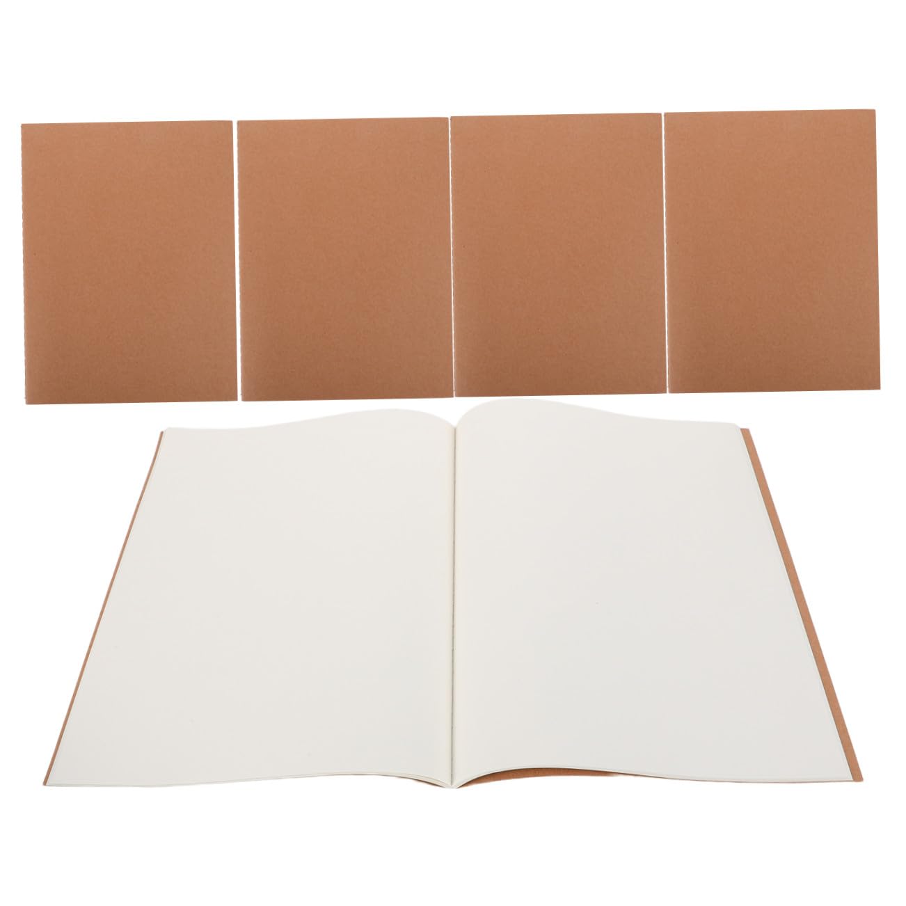 Notizbuch Blanko A4 5 Stück-pack mit 36 Blatt, Unliniert