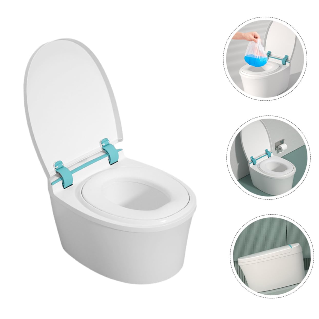 HEMOTON Töpfchen für Kleinkinder Tragbarer Toilettensitz mit Herausnehmbarem Einsatz Weicher Sitz für Jungen und Mädchen für Hause und Unterwegs