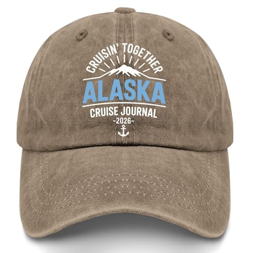 Alaska Cruise 2026 Hats for Women Vintage Washed Distressed Baseball Caps