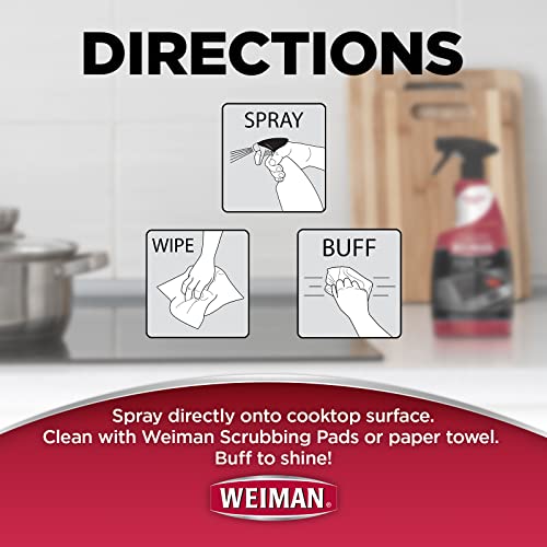 Weiman 649 Cooktop Cleaner For Daily Use (2 Pack) Streak Free thumb #5
