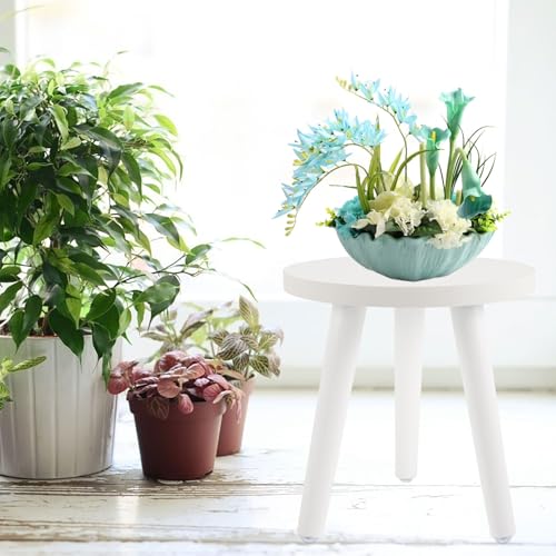 Support pot de fleurs bois détachable évite l'encombrement - 7