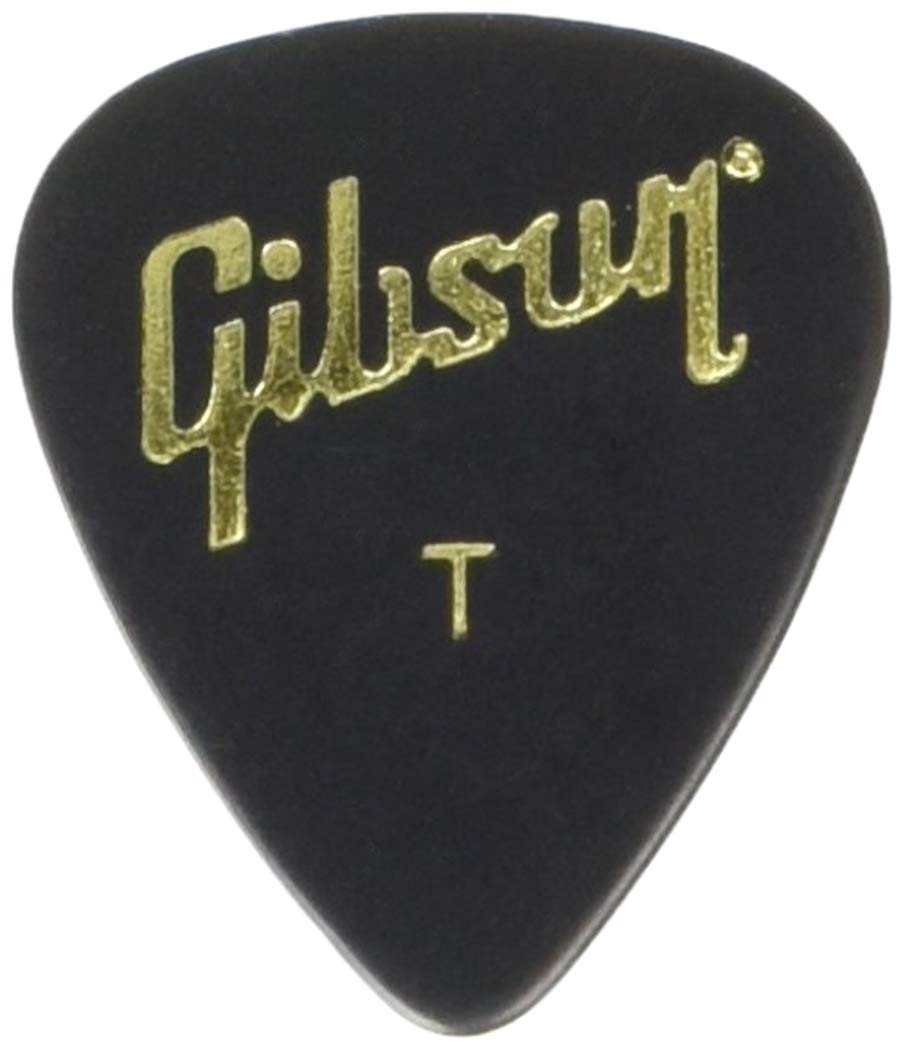 Gibson Standard Pick Pack 72 pcs Thin, Black