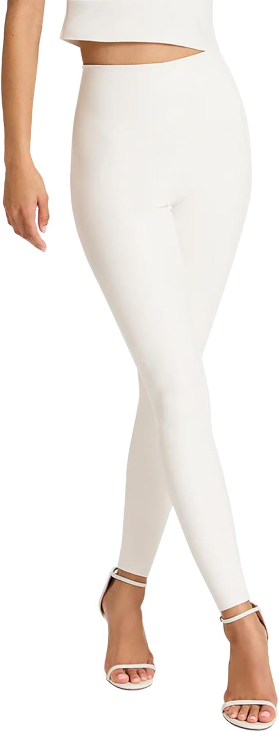 commando – Faux Leather Leggings | Sculpting Yet Soft & Flexible | Raw-Cut Finish | Machine Washable, Retains Shape & Color