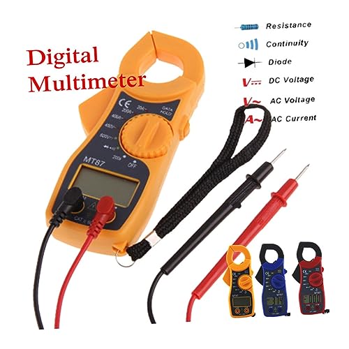 UKCOCO 3Pcs Lcd Braçadeira De Corrente Multímetro Braçadeira Verificador De Corrente Elétrica Multím