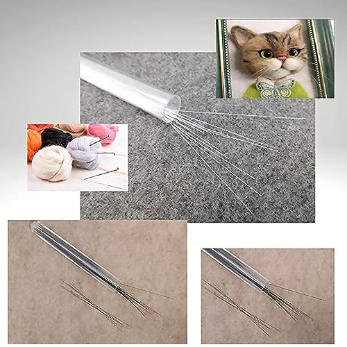 Image of 300Pcs 3.7 inch Black Simulated Animal Whiskers for Crafts Needle Felting,Extra Long Craft Animal Whiskers (Black-3.7 inch)