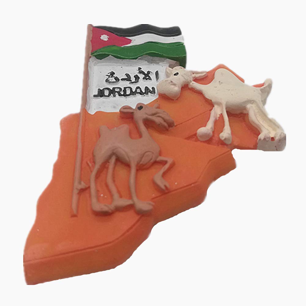 Muyu Magnet 3D Jordan Fridge Magnet,Home & Kitchen Decoration Magnetic Sticker Jordan Refrigerator Magnet Tourist Souvenir Gift