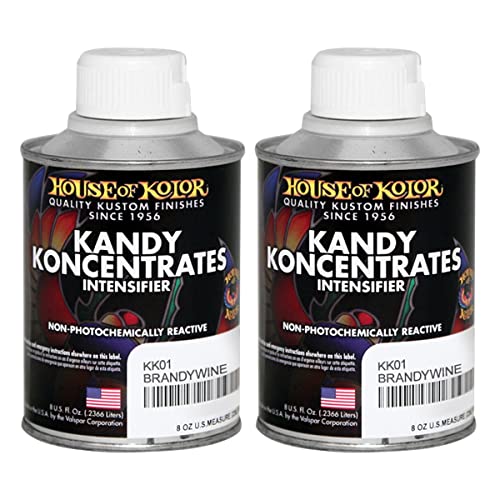 House of Kolor KK01-C02 Brandy Wine Kandy Koncentrate 1/2 Pint (2 Pack)