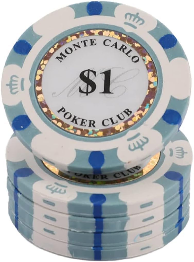 Żetony do pokera 40mm ceramiczne monety kasynowe Texas Holdem 25 szt.